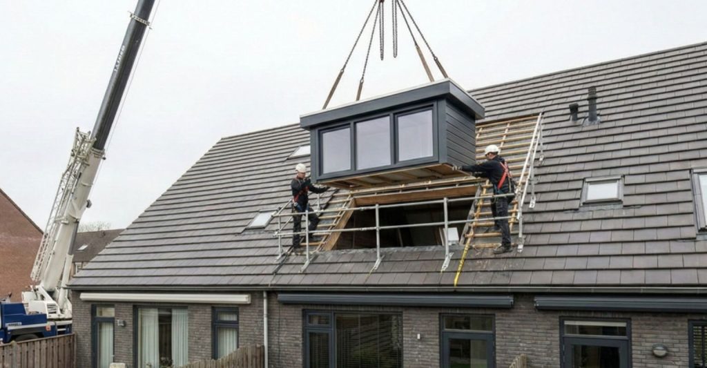 Dakkapel in Haarlem - Prefab dakkapel